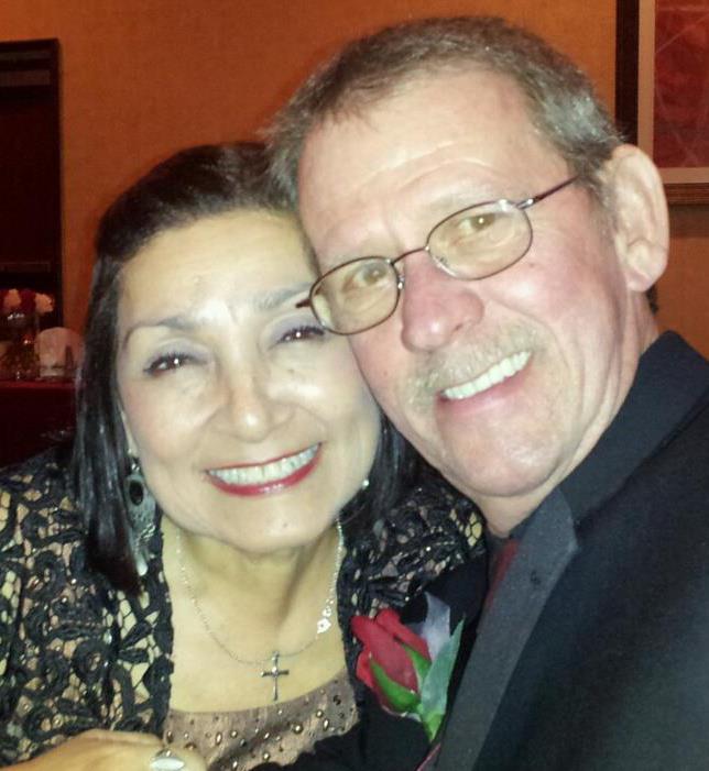 Carla Castro and husband Ricky Stewart 2012